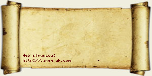 Nadja Pavkov vizit kartica